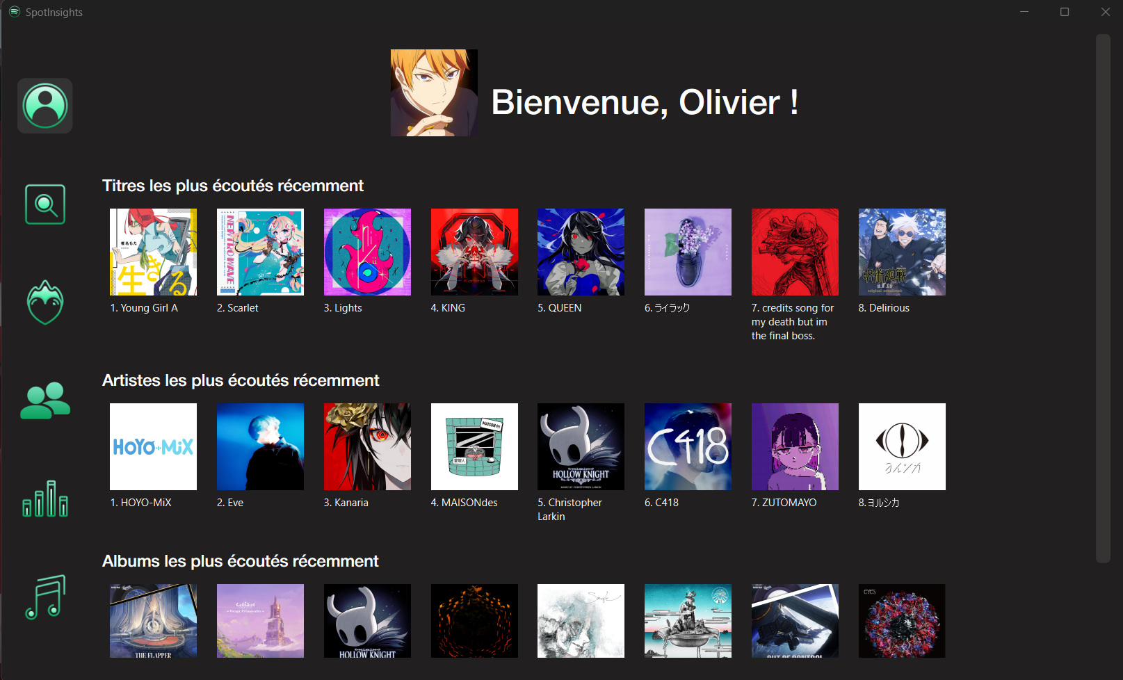 SpotInsights Screenshot 1